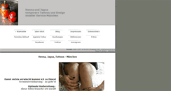Desktop Screenshot of hennamalerei.de