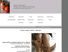 Tablet Screenshot of hennamalerei.de